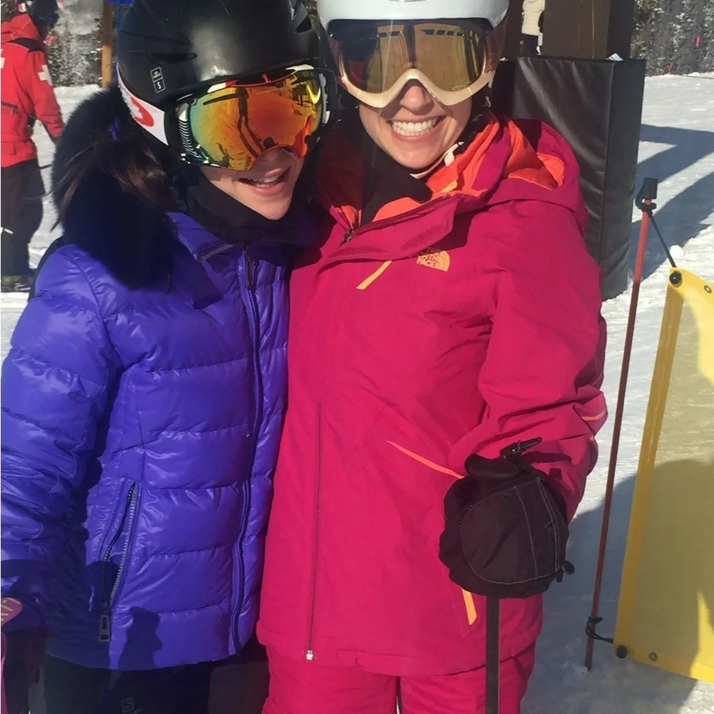 The North Face Women's Purple Jacket with Orange insert XS/S - Picture 5 of 6